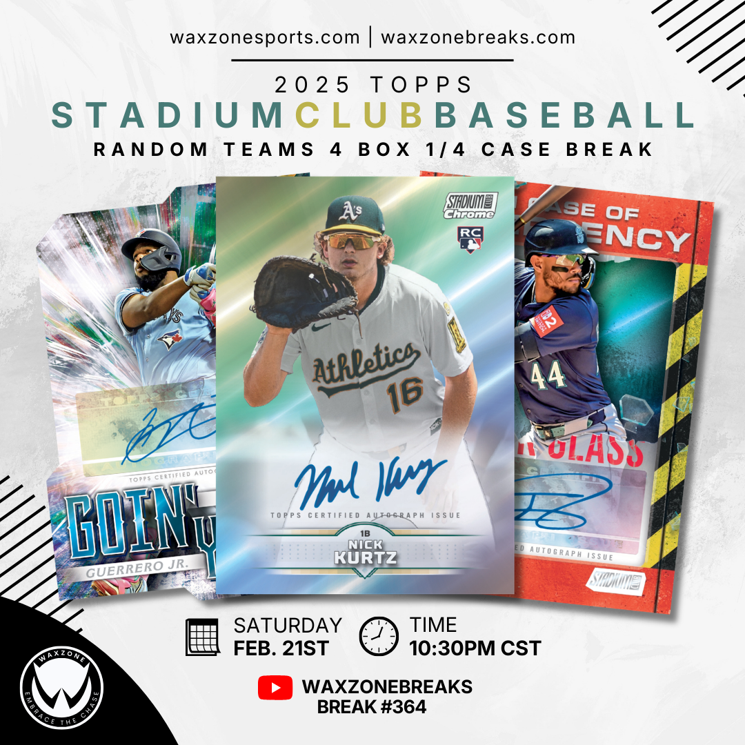 2025 STADIUM CLUB BASEBALL HOBBY RANDOM TEAMS 4 B0X 1/4 CASE BREAK #364