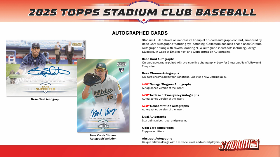 2025 STADIUM CLUB BASEBALL HOBBY RANDOM TEAMS 4 B0X 1/4 CASE BREAK #364