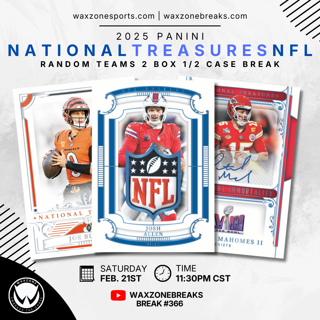 2025 NATIONAL TREASURES FOOTBALL RANDOM TEAMS 2 B0X 1/2 CASE BREAK #366