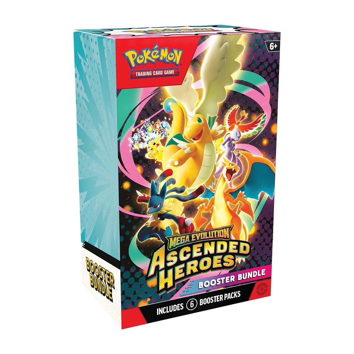 Pokémon TCG: Mega Evolution Ascended Heroes Booster Bundle (6 Packs)