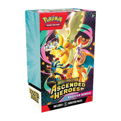 Pokémon TCG: Mega Evolution Ascended Heroes Booster Bundle (6 Packs)