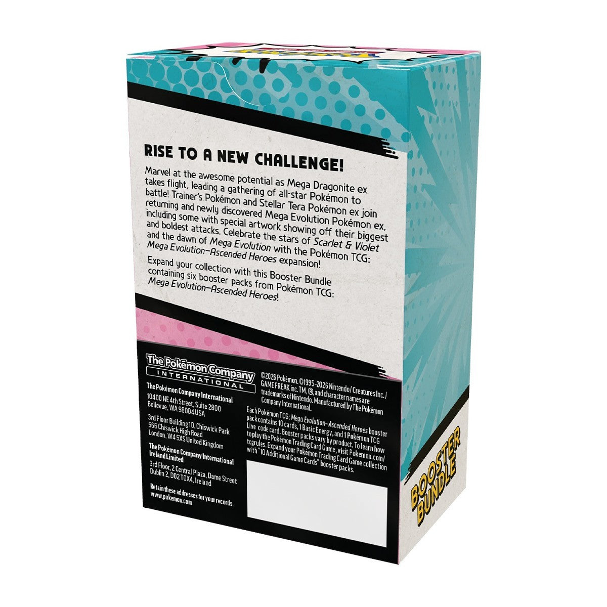 Pokémon TCG: Mega Evolution Ascended Heroes Booster Bundle (6 Packs)