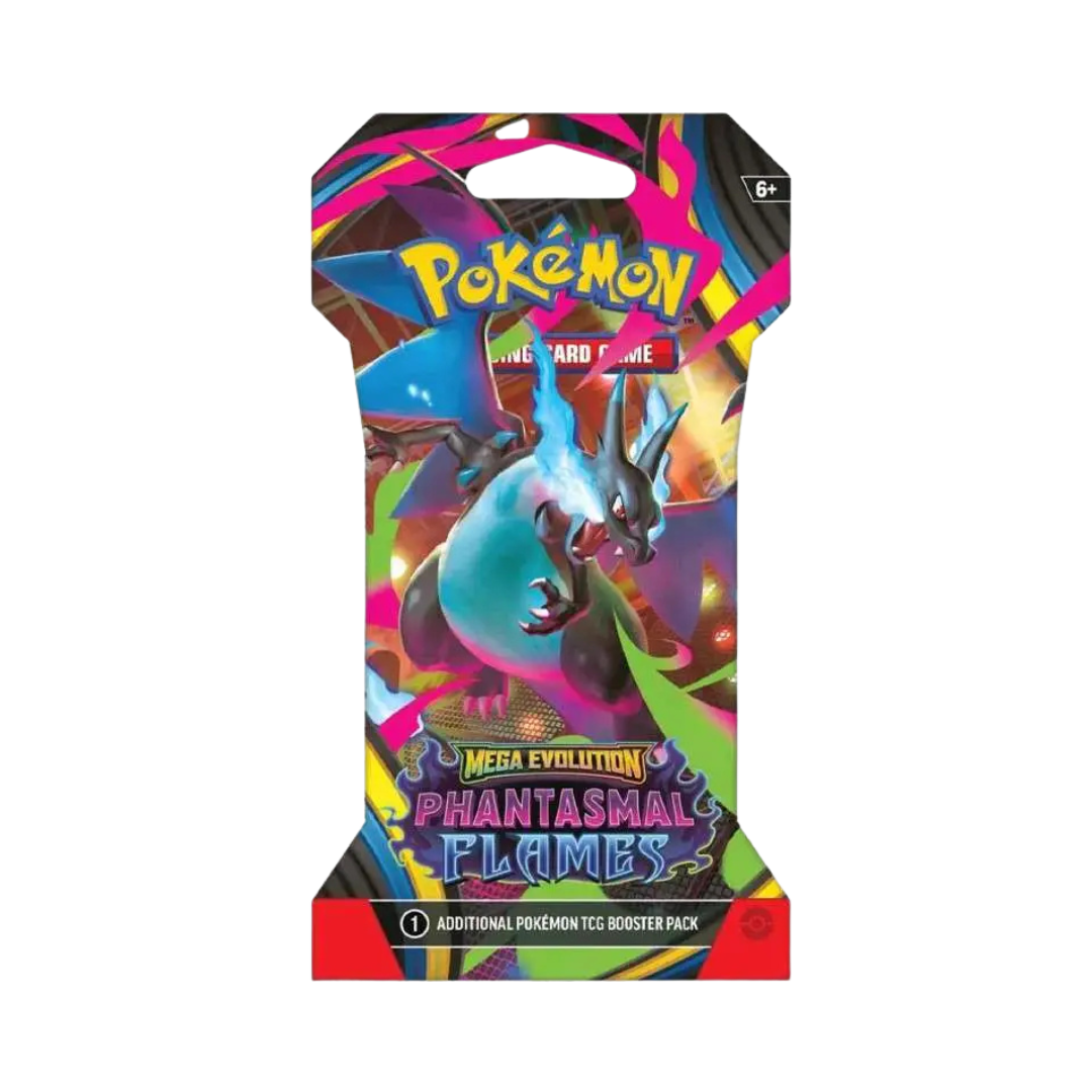Pokemon Mega Evolution: Phantasmal Flames (ME02) Sleeved Booster Pack