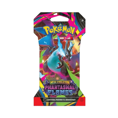 Pokemon Mega Evolution: Phantasmal Flames (ME02) Sleeved Booster Pack