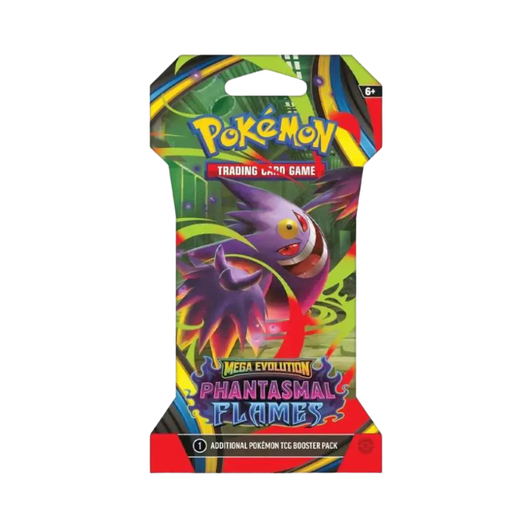 Pokemon Mega Evolution: Phantasmal Flames (ME02) Sleeved Booster Pack