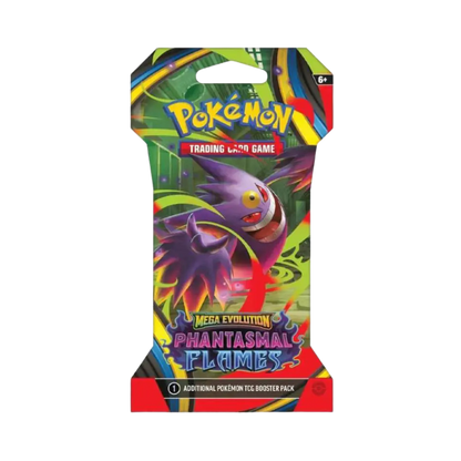 Pokemon Mega Evolution: Phantasmal Flames (ME02) Sleeved Booster Pack