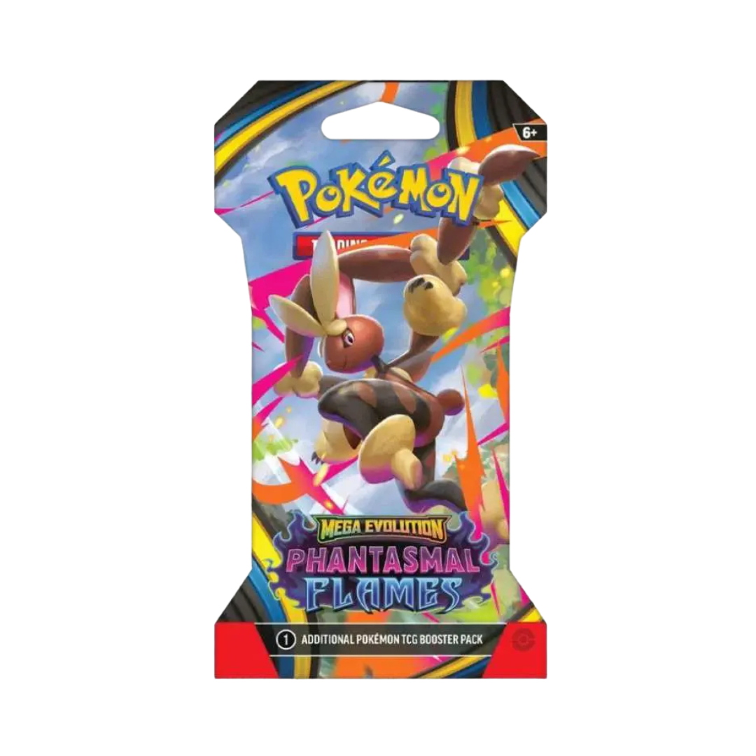 Pokemon Mega Evolution: Phantasmal Flames (ME02) Sleeved Booster Pack