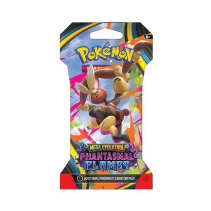 Pokemon Mega Evolution: Phantasmal Flames (ME02) Sleeved Booster Pack