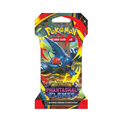 Pokemon Mega Evolution: Phantasmal Flames (ME02) Sleeved Booster Pack