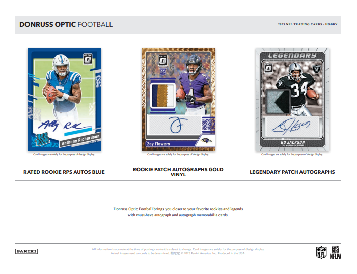 2023 Panini Donruss Optic Football Hobby Box