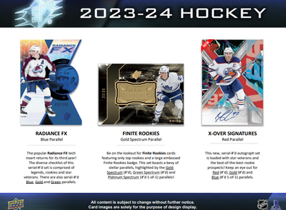 2023-24 Upper Deck SPX Hockey Hobby Box