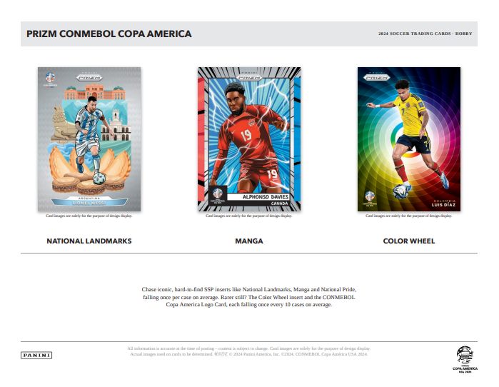 2023-24 Panini Prizm COPA America Soccer Hobby Box