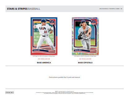 2024 Panini USA Stars & Stripes Baseball Hobby Hybrid H2