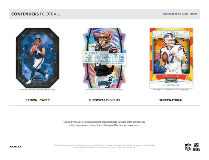 2023 Panini Contenders Football Hobby Box