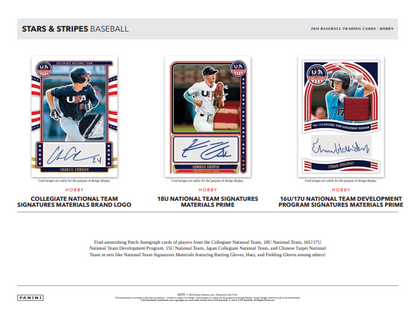 2024 Panini USA Stars & Stripes Baseball Hobby Box