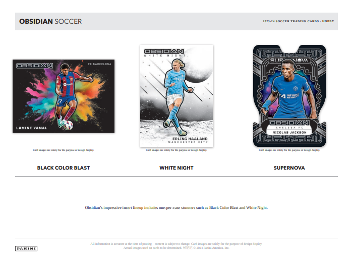 2023-24 Panini Obsidian Soccer Hobby Box