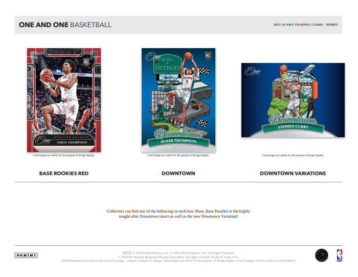 2023-24 Panini One and One Basketball Hobby Box