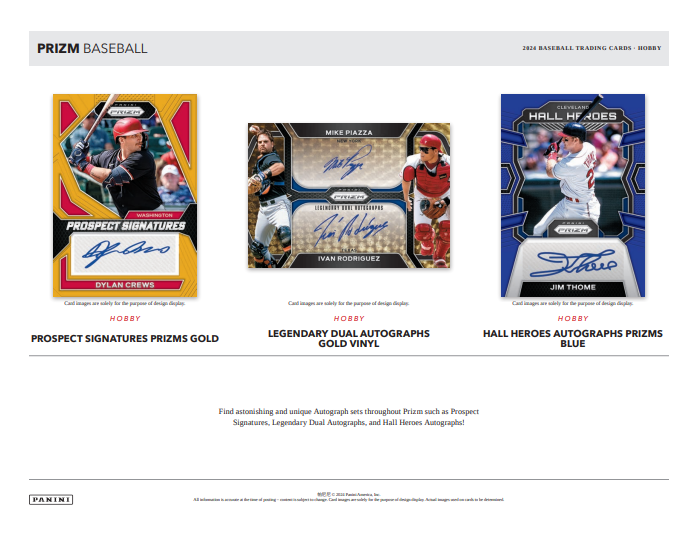 2024 Panini Prizm Baseball Hobby Box