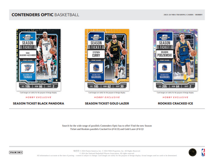 23-24 Panini Contenders Optic Basketball Hobby