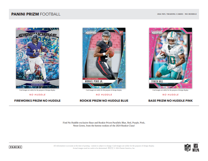 2024 Panini Prizm No Huddle Football Hobby Box