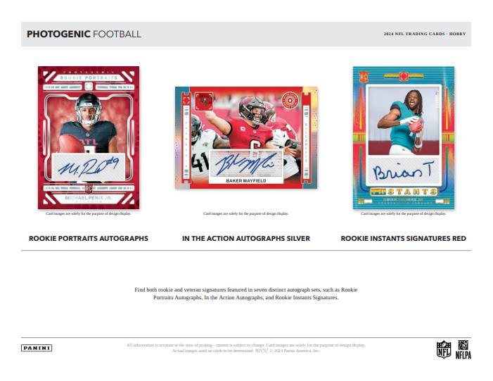 2024 Photogenic Football Hobby Box