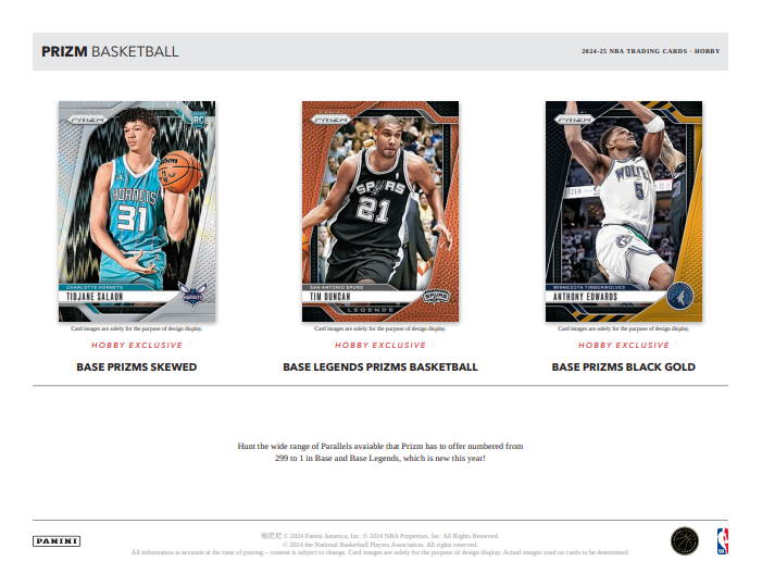 2024-25 Panini Prizm Basketball Hobby Box