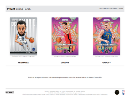 2024-25 Panini Prizm Basketball Hobby Box