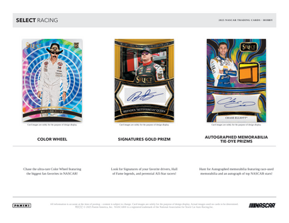 2025 Panini Select Racing Hobby Box
