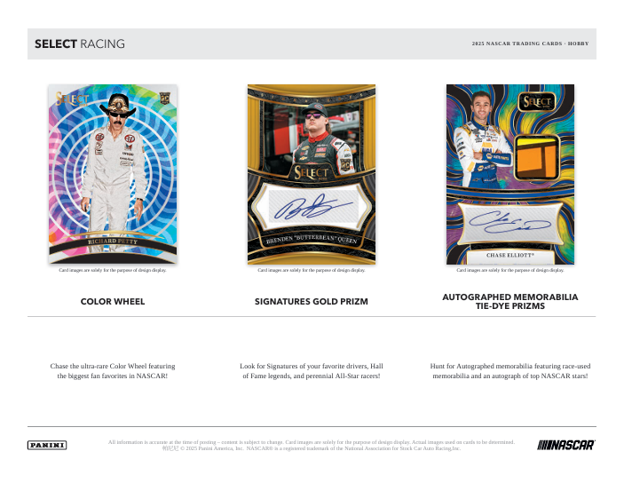 2025 Panini Select Racing Hobby Box