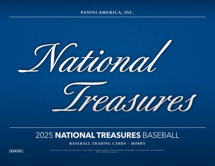 2025 Panini National Treasures Baseball Hobby Box