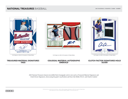 2025 Panini National Treasures Baseball Hobby Box