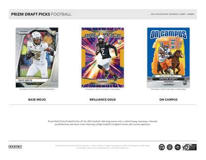 2025 Panini Prizm Draft Picks Collegiate Football Box