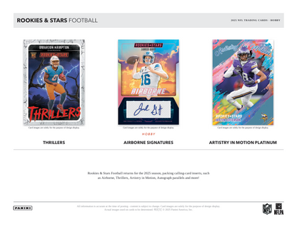 2025 Panini Rookies & Stars NFL Football Hobby Box