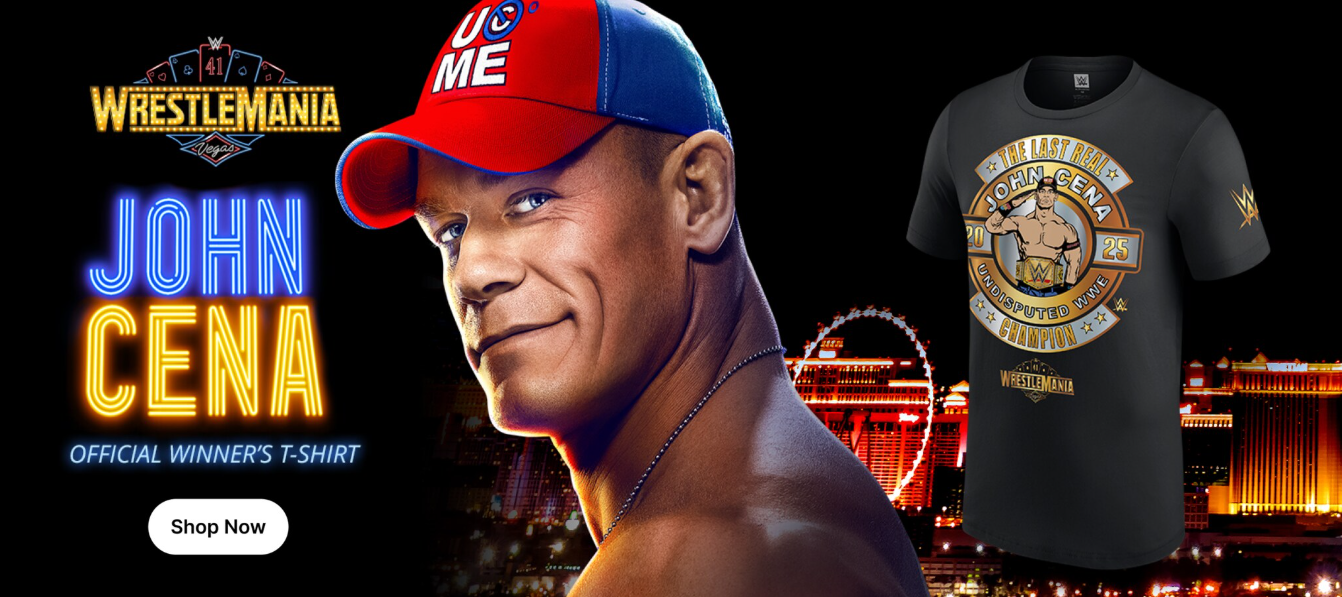 John Cena WrestleMania Official Winners T-Shirt