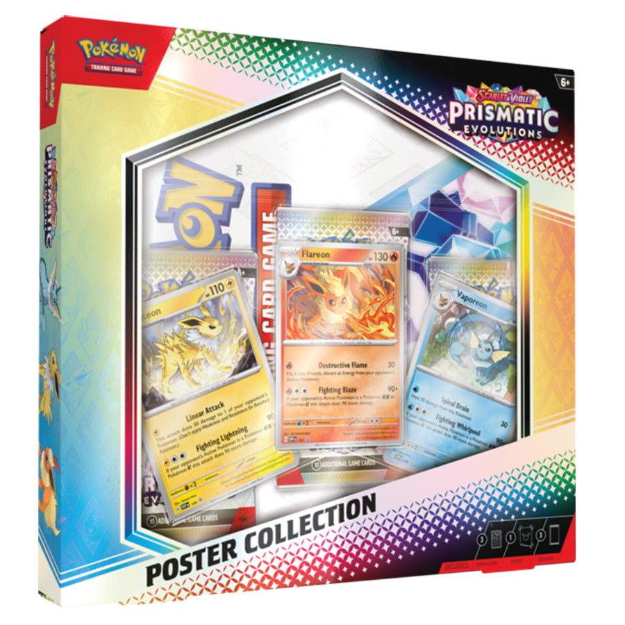 Pokémon TCG: Scarel and Violet: Prismatic Evolutions Poster Collection