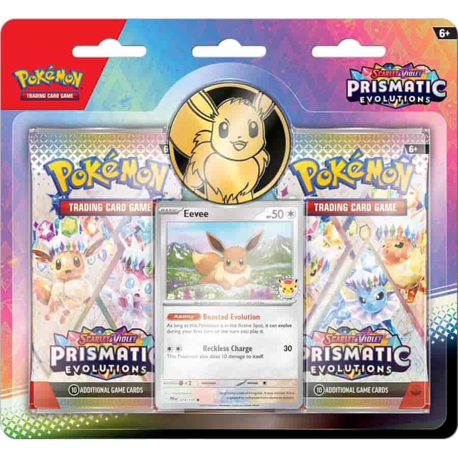 Pokémon TCG: Scarlet and Violet: Prismatic Evolutions Two-Booster Blister