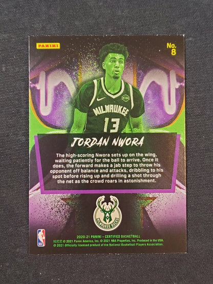2020-21 Panini Certified - 2020 Jordan Nwora #8 (RC)