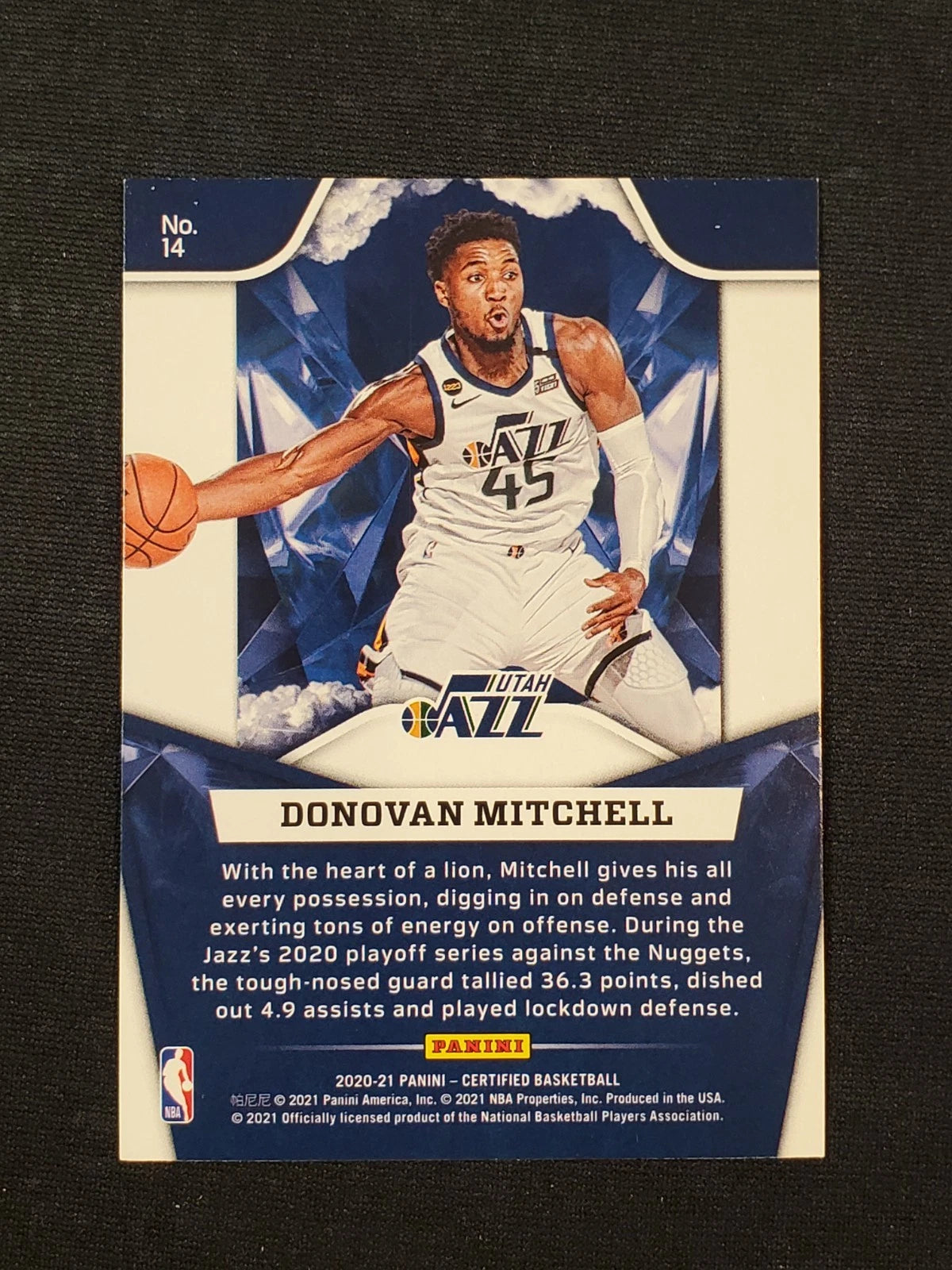 2020-21 Panini Certified - The Mighty Donovan Mitchell #14