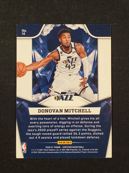 2020-21 Panini Certified - The Mighty Donovan Mitchell #14
