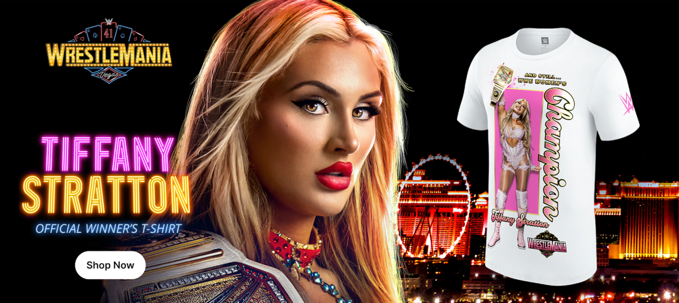 Tiffany Stratton WrestleMania Official Winners T-Shirt